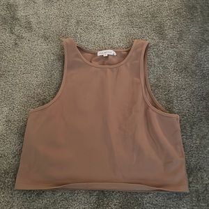 Good American Brown Crop Top